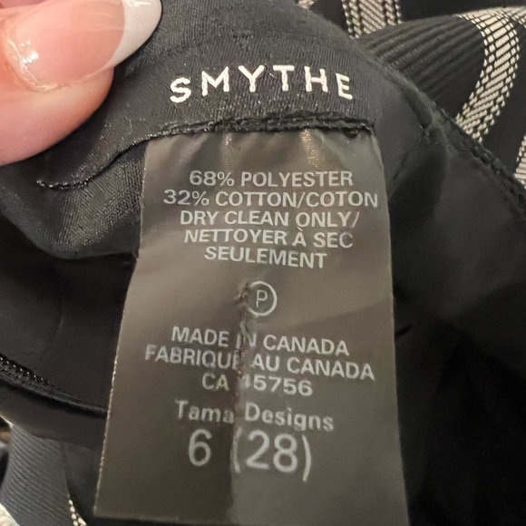 Smythe Plaid Print Shorts Size 6 - Picture 3 of 3